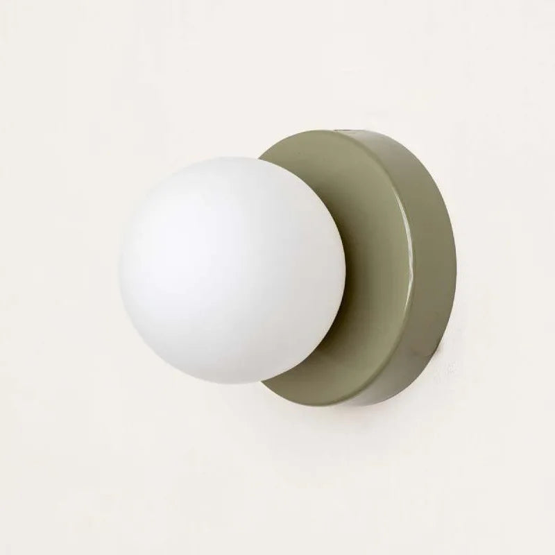 Macaron LED Væglampe | Moderne Farvet Glas Væglampe