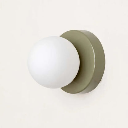 Macaron LED Væglampe | Moderne Farvet Glas Væglampe