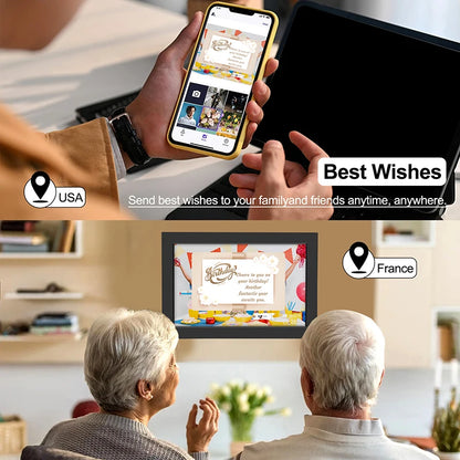 Memora | Moldura Digital WiFi para Fotografias | Ecrã Tátil IPS HD, 32GB