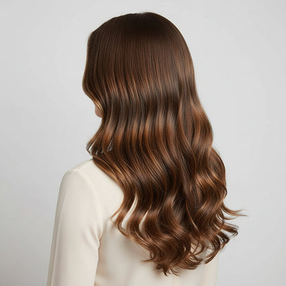 Extensiones de cabello Remy humano largas y onduladas con clip