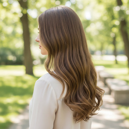 Extensiones de cabello Remy humano largas y onduladas con clip