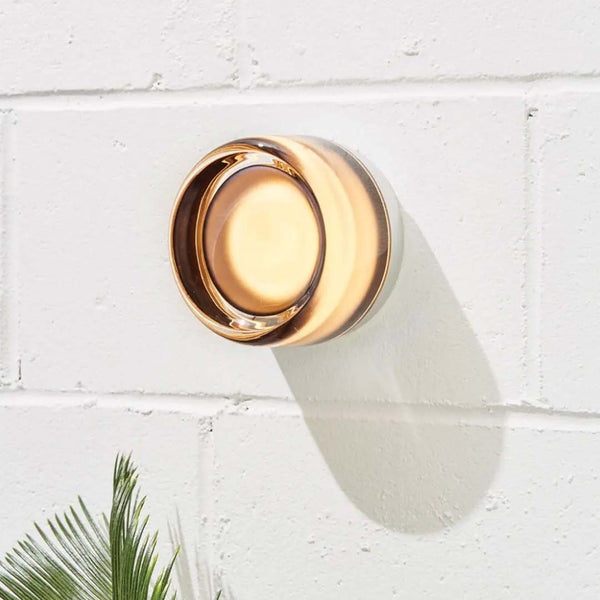 Væglampe LED Dimple, Tekstureret Glas, Ø10–12cm