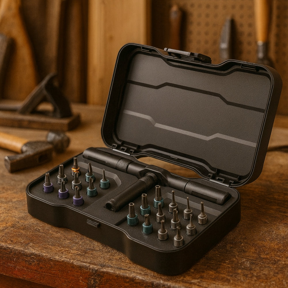 Set di cacciaviti con cricchetto magnetico kit di strumenti di precisione