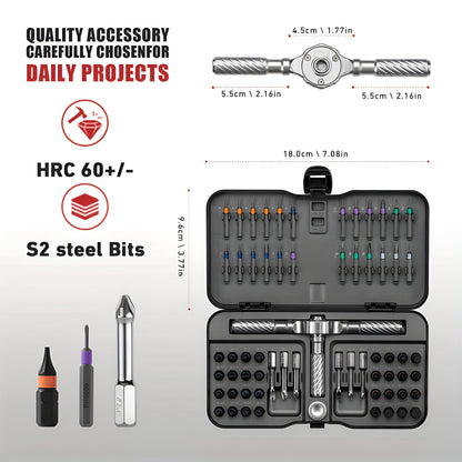 Set di cacciaviti con cricchetto magnetico kit di strumenti di precisione