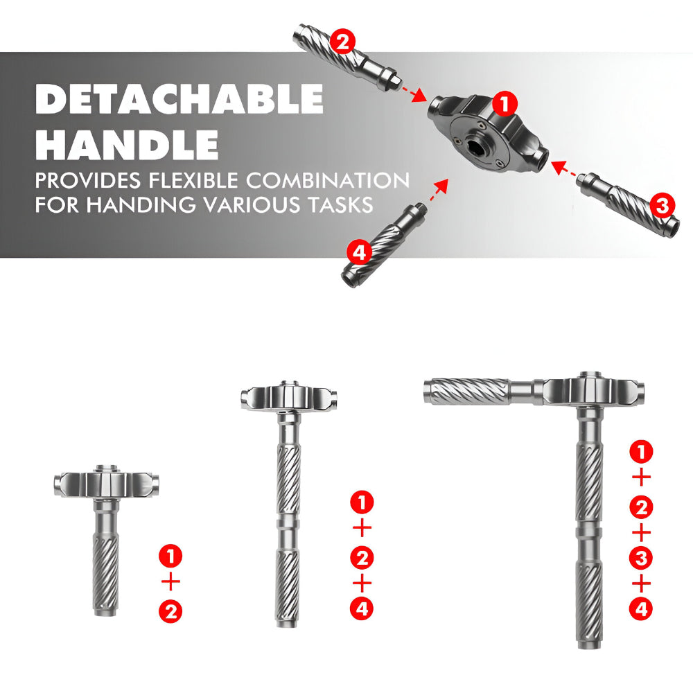 Set di cacciaviti con cricchetto magnetico kit di strumenti di precisione
