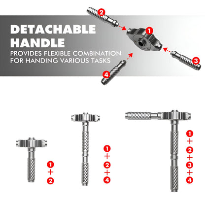Set di cacciaviti con cricchetto magnetico kit di strumenti di precisione
