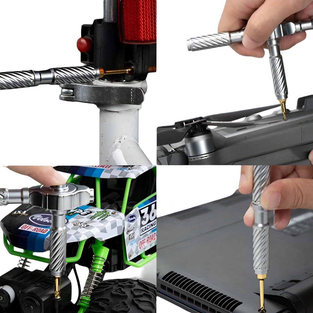 Set di cacciaviti con cricchetto magnetico kit di strumenti di precisione