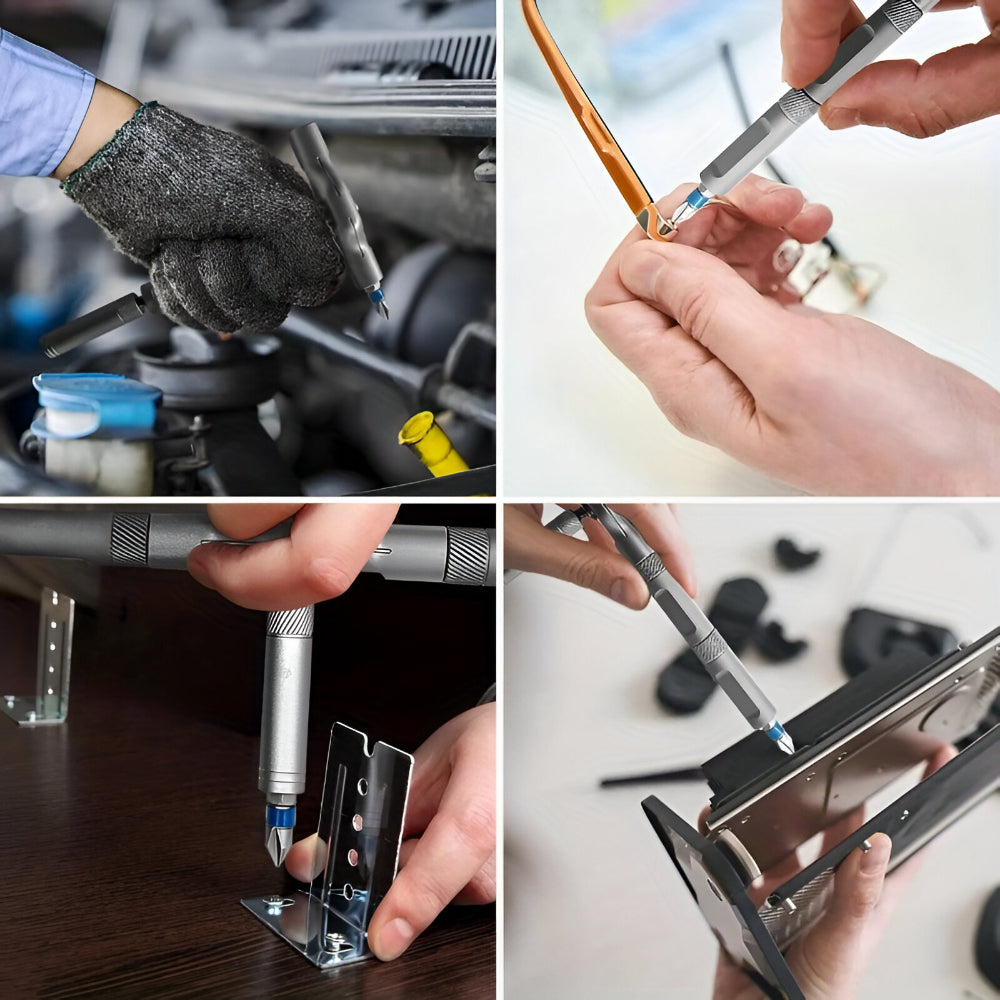 Set di cacciaviti con cricchetto magnetico kit di strumenti di precisione