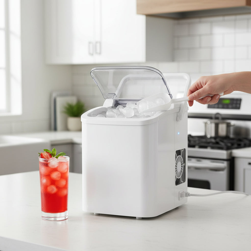 Ice Maker Machine Portable Countertop Automatic Ice Cube Maker