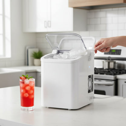 Ice Maker Machine Portable Countertop Automatic Ice Cube Maker