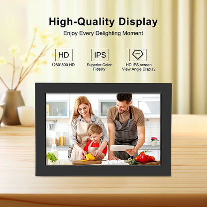 Memora | Moldura Digital WiFi para Fotografias | Ecrã Tátil IPS HD, 32GB