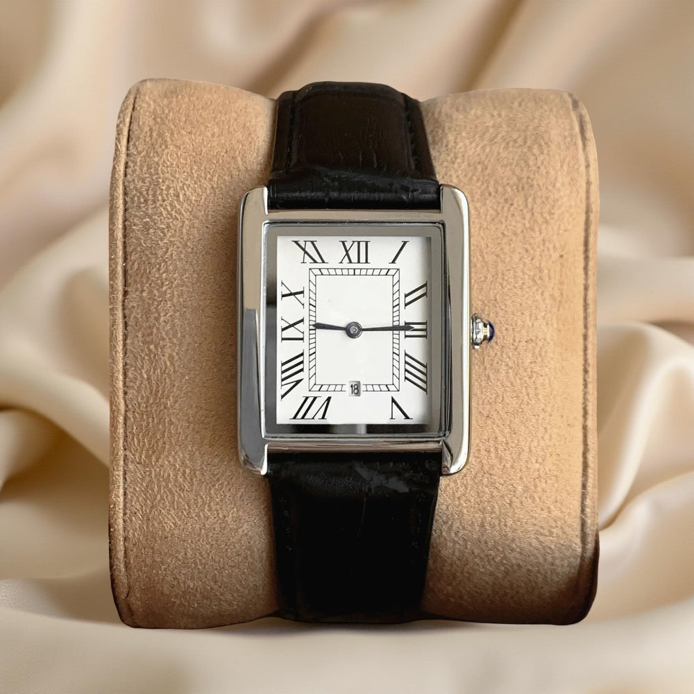 Orologio da uomo classico da sera quadrato analogico stile retrò