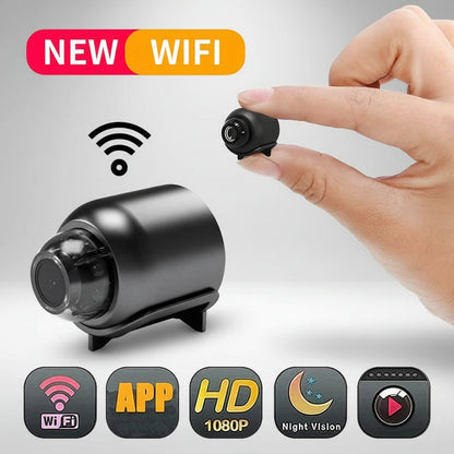 Câmara de Segurança Mini WiFi HD Interior Câmara de Vigilância Inteligente