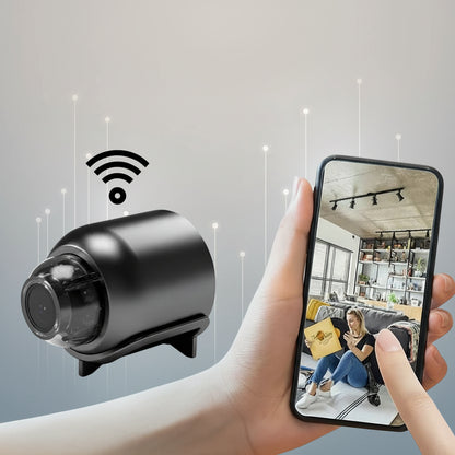 Câmara de Segurança Mini WiFi HD Interior Câmara de Vigilância Inteligente