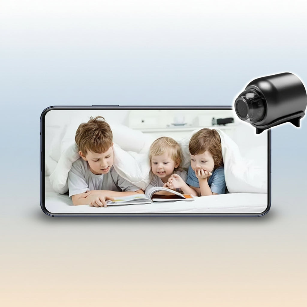 Câmara de Segurança Mini WiFi HD Interior Câmara de Vigilância Inteligente