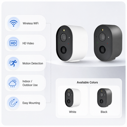 Security Camera Wireless Outdoor Motion Detect HD