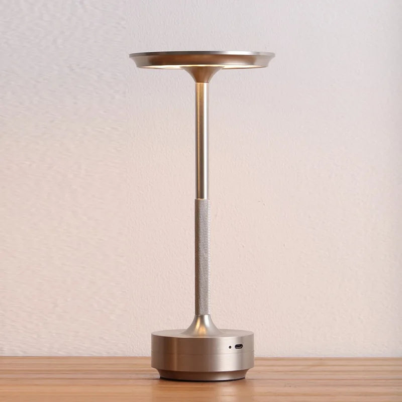 Candeeiro de Secretária Recárregavel com Toque | Luz de Mesa LED Regulável