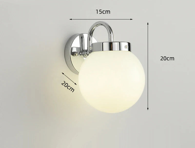 Lampada da parete Quashion | Design moderno minimalista cromato