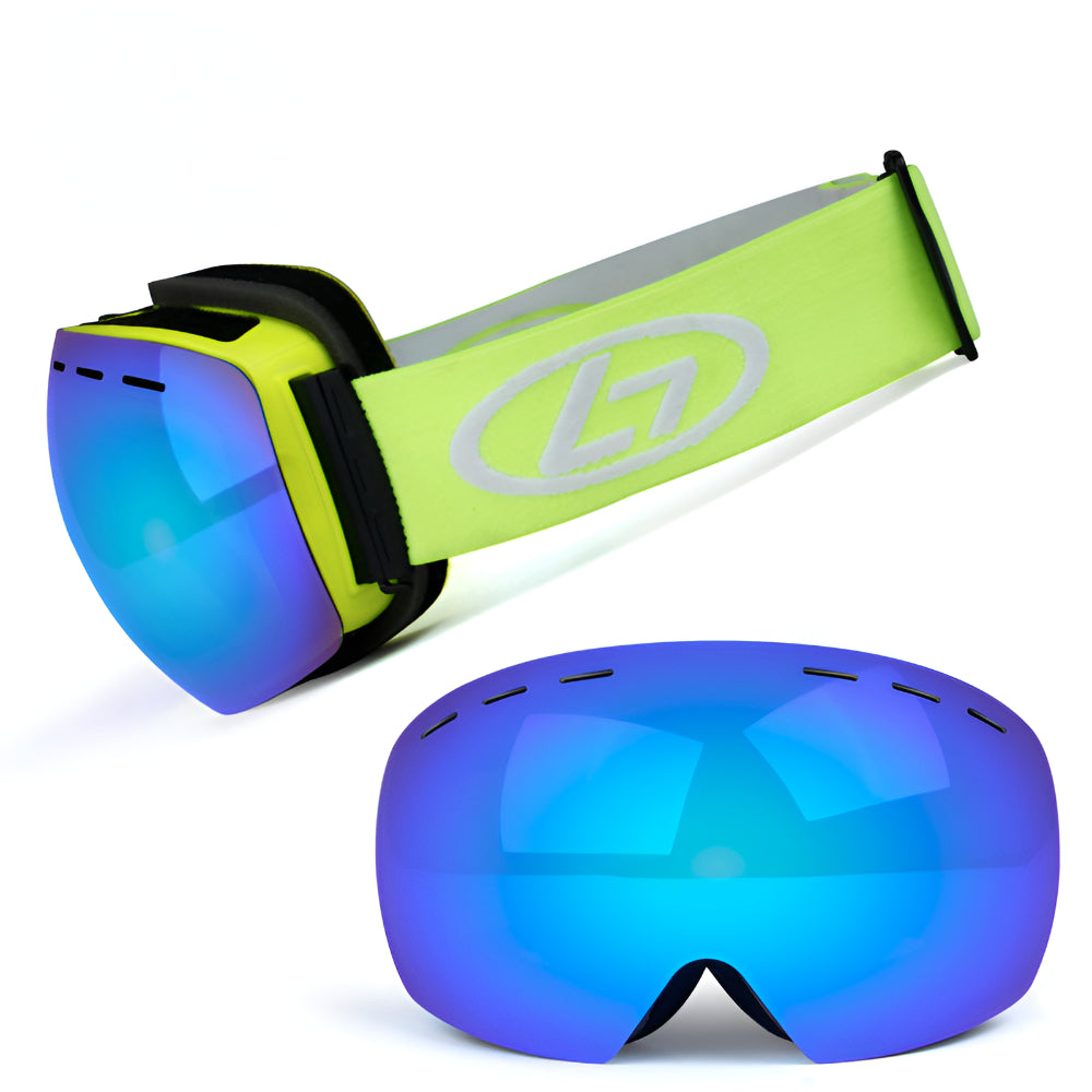 Skibrille rahmenlos mit austauschbaren Gläsern OTG Schneebrille