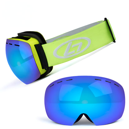 Skibrille rahmenlos mit austauschbaren Gläsern OTG Schneebrille