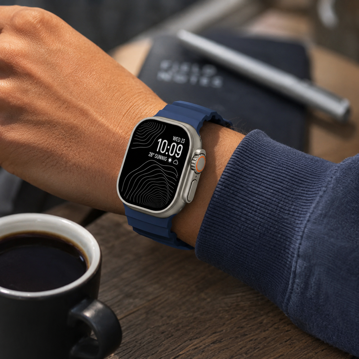 Pulseira de Relógio Inteligente Fitness Ajustável para Uso Diário