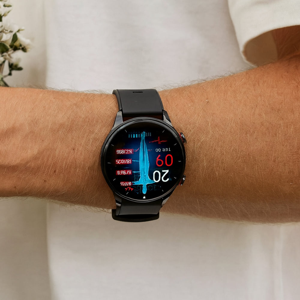 Orologio Intelligente per il Fitness con Tracciatore della Salute e Elettrocardiogramma Design