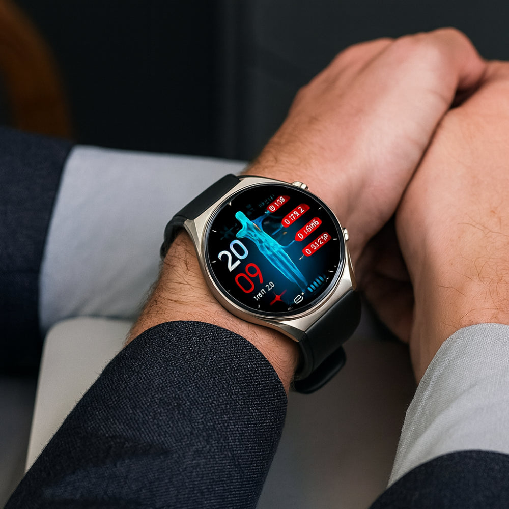 Orologio Intelligente per il Fitness con Tracciatore della Salute e Elettrocardiogramma Design