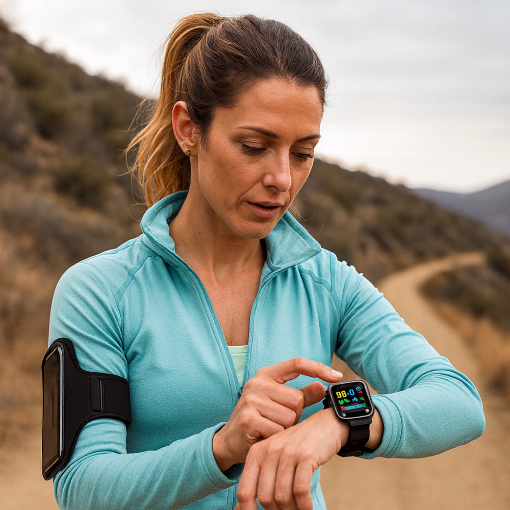 Smartwatch Sundhedsovervågning GPS Alarm Armbånd