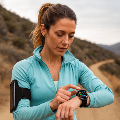 Smartwatch Sundhedsovervågning GPS Alarm Armbånd
