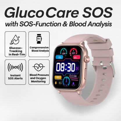 Smartwatch Sundhedsovervågning GPS Alarm Armbånd