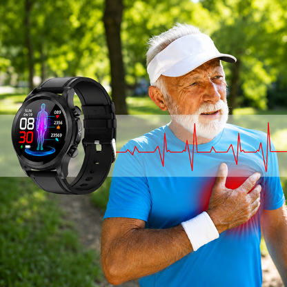 Reloj inteligente con monitor de actividad física y control de frecuencia cardíaca