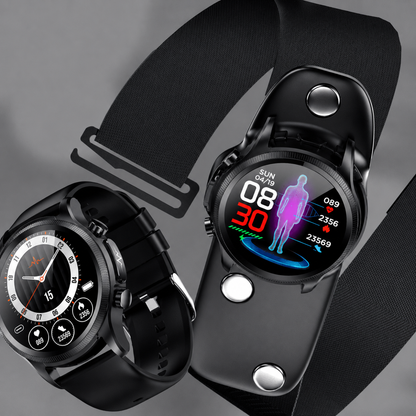 Reloj inteligente con monitor de actividad física y control de frecuencia cardíaca
