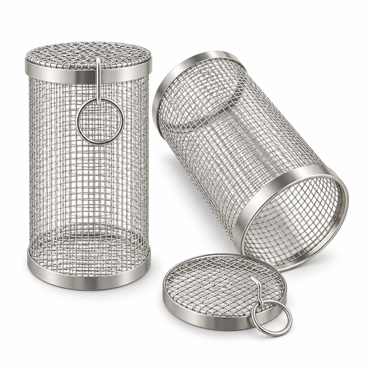 Stainless Steel Grill Basket Camping Easy Clean