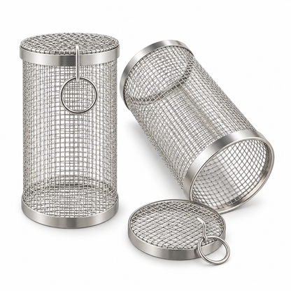 Stainless Steel Grill Basket Camping Easy Clean