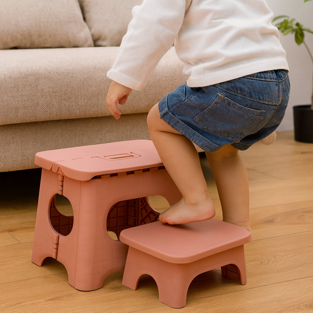 Taburete plegable de plástico portátil para el hogar