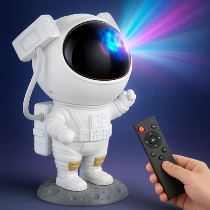 Luz Noturna Projetor de Estrelas com Tema de Astronauta LED