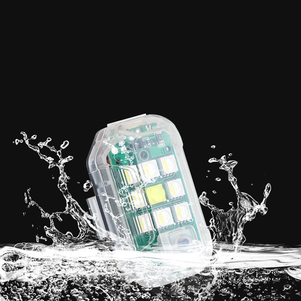 Luci Stroboscopiche LED Telecomandate USB Segnalatori di Avvertimento per Veicoli
