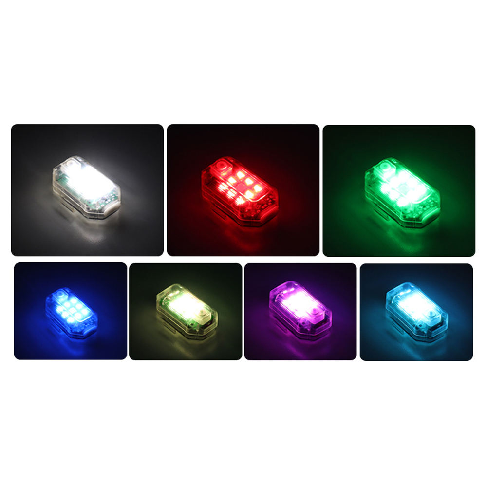 Luci Stroboscopiche LED Telecomandate USB Segnalatori di Avvertimento per Veicoli