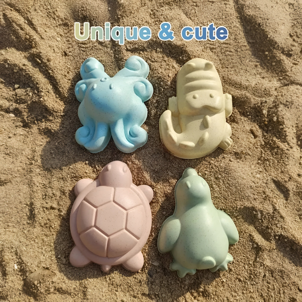 Giochi Estivi da Spiaggia Secchiello Pieghevole per Sabbia Set da Gioco all'Aperto per Bambini