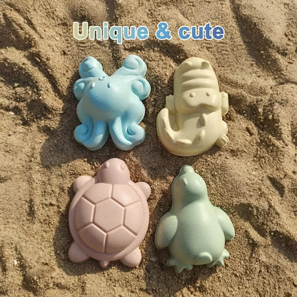 Giochi Estivi da Spiaggia Secchiello Pieghevole per Sabbia Set da Gioco all'Aperto per Bambini
