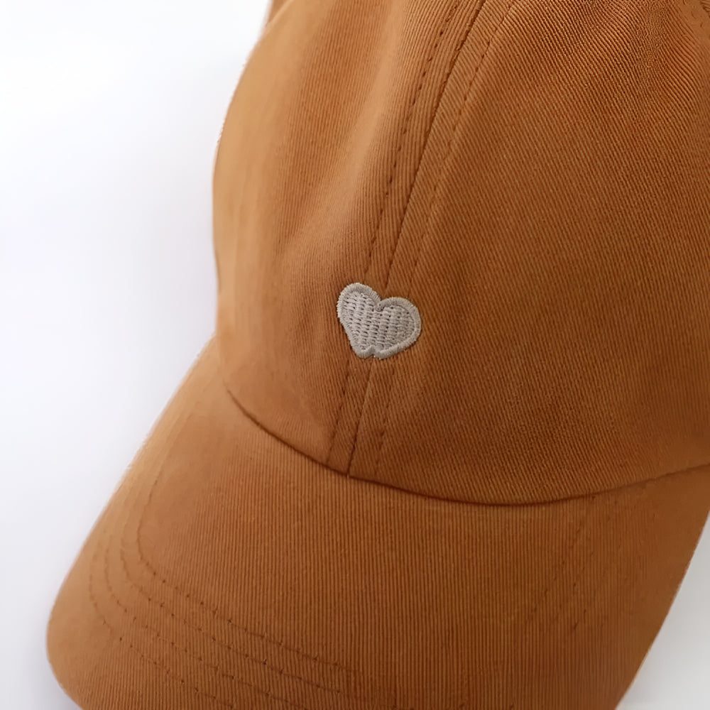 Gorra de béisbol para niños de verano con protección solar y abertura para coleta