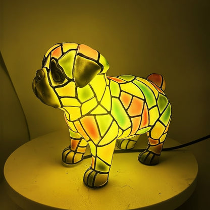 Bordlampe Dekorativ Harpiks Hundefigur Accentlys