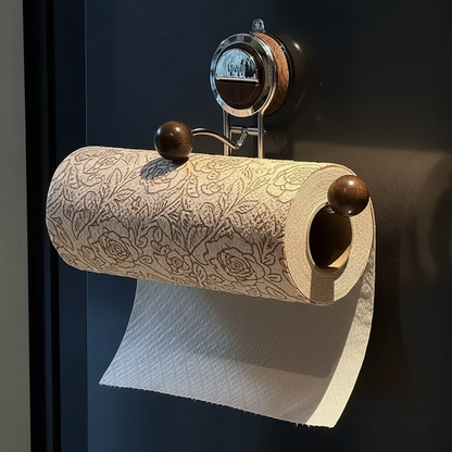 Porta rotolo di carta igienica autoadesivo in acciaio inox da parete