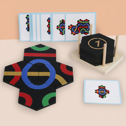 Puzzlespiel Logikbrett Kinder Lernspiel Weg Spielzeug