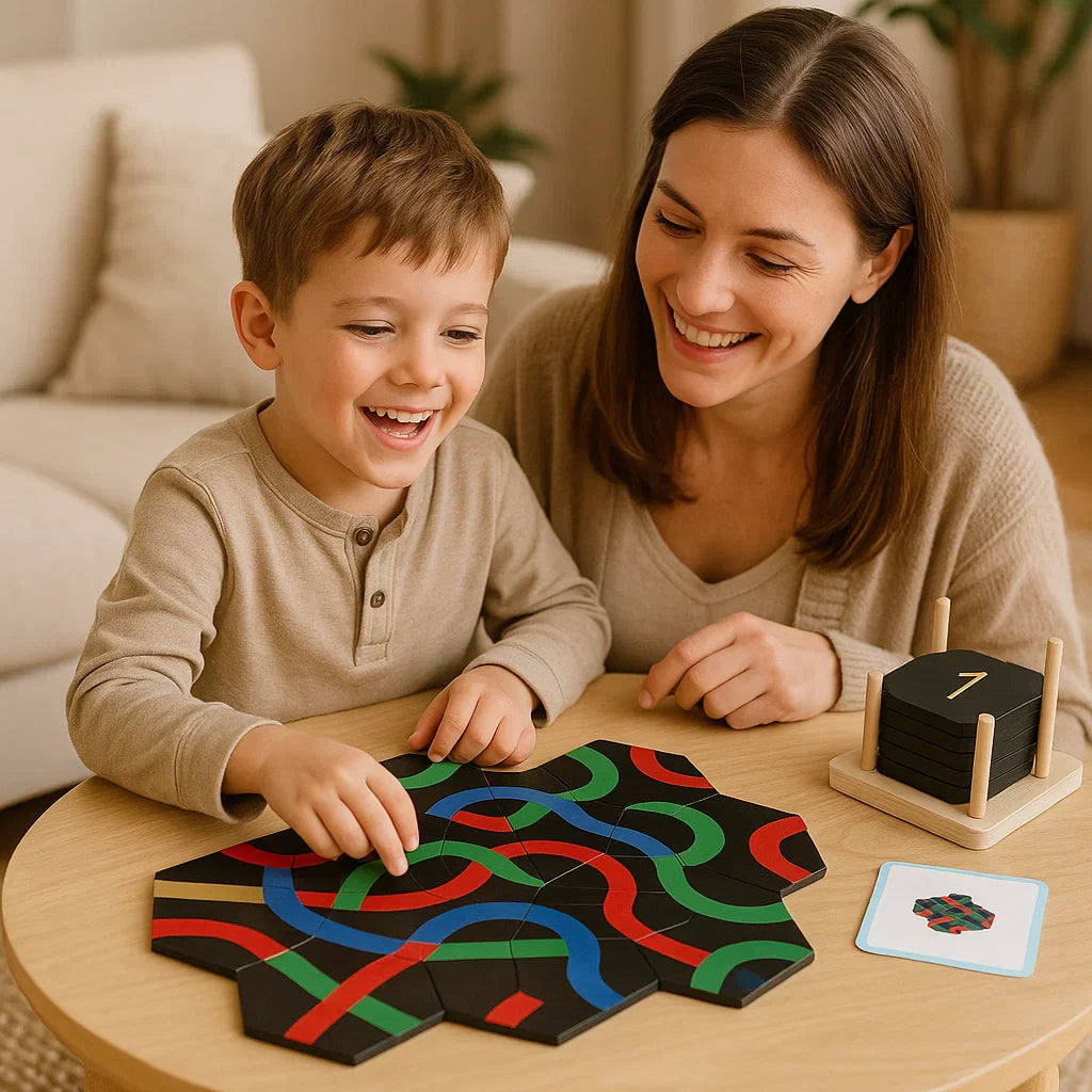 Puzzlespiel Logikbrett Kinder Lernspiel Weg Spielzeug