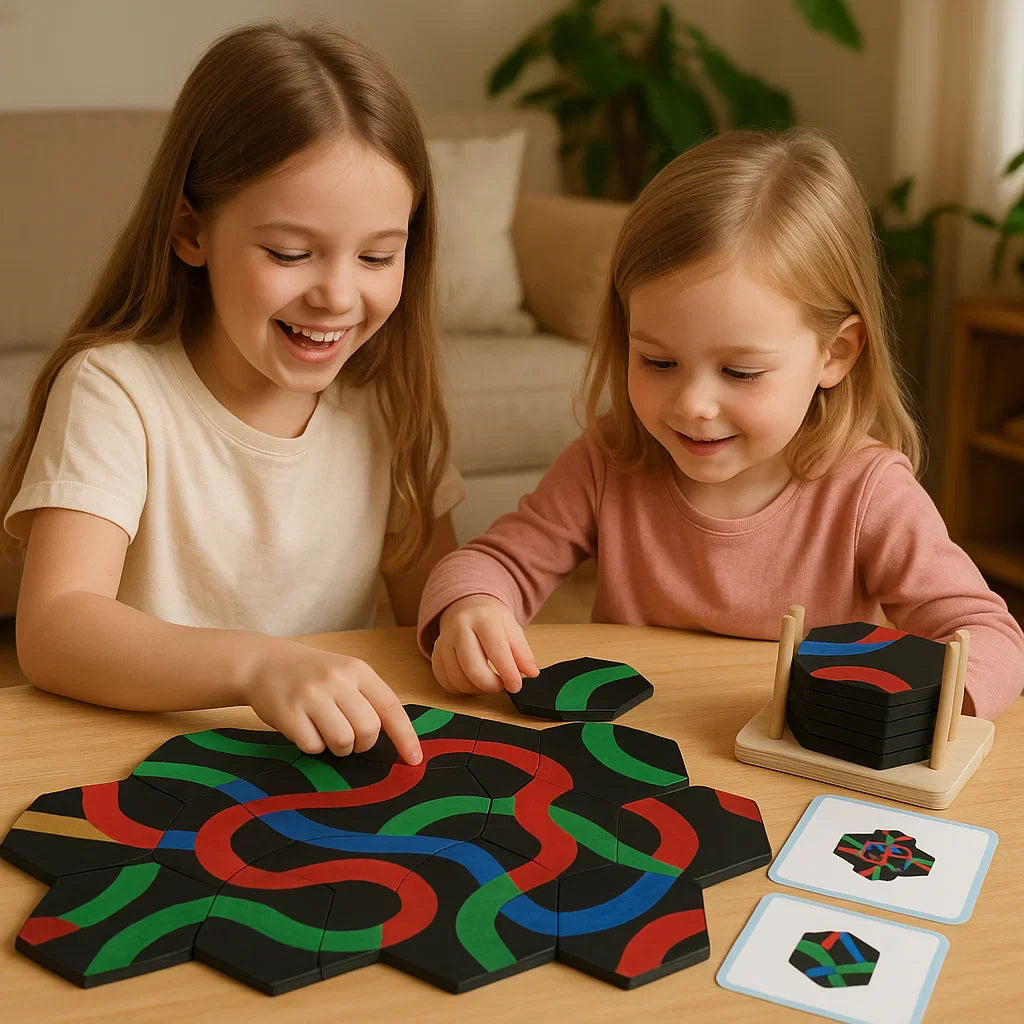 Puzzlespiel Logikbrett Kinder Lernspiel Weg Spielzeug