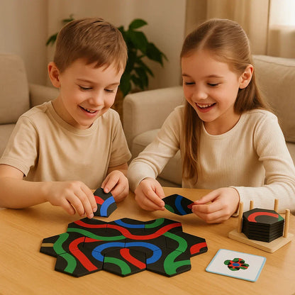 Puzzlespiel Logikbrett Kinder Lernspiel Weg Spielzeug