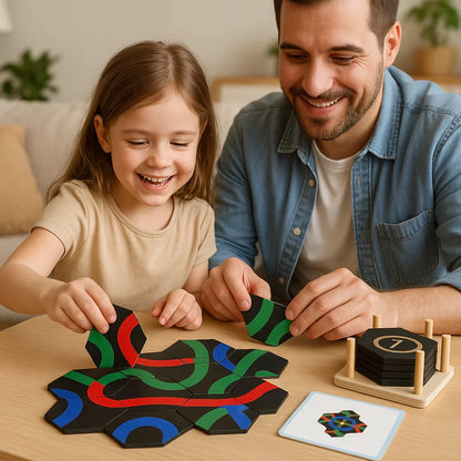 Puzzlespiel Logikbrett Kinder Lernspiel Weg Spielzeug