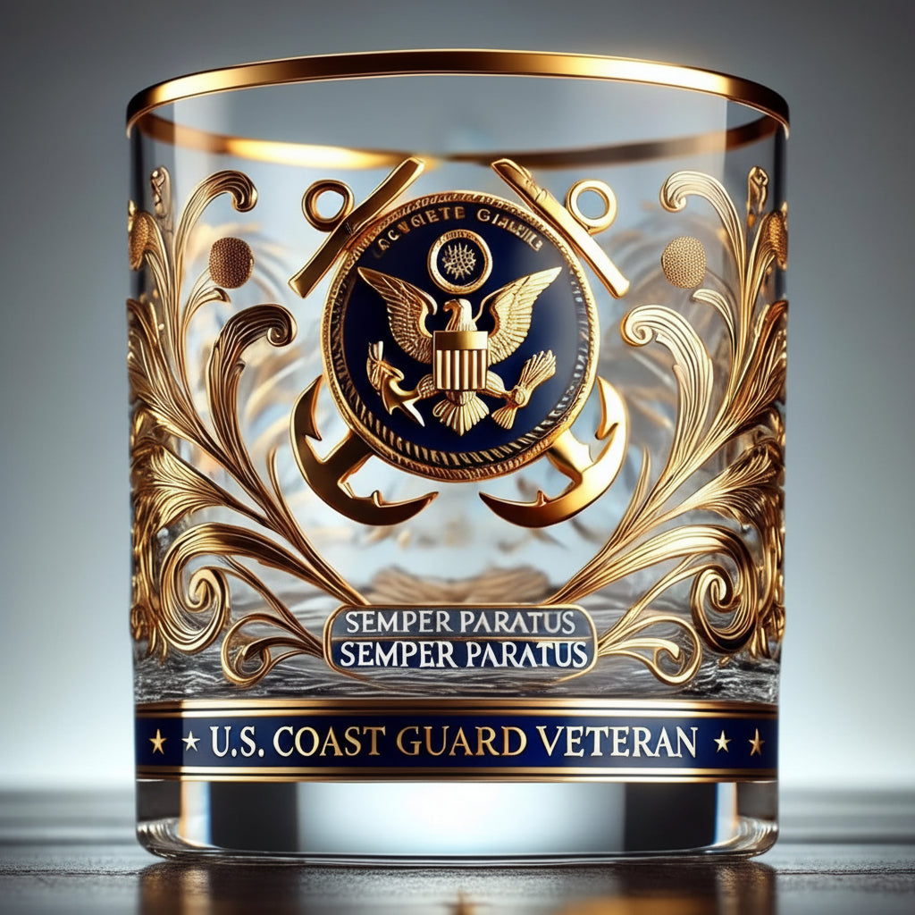 Decorazione commemorativa incisa in vetro per veterani