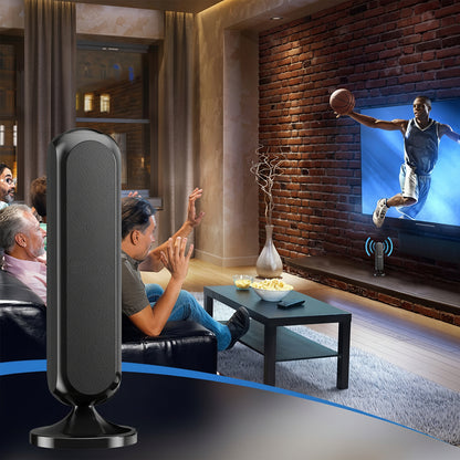Antena de TV Interior Digital HD 4K Amplificador de Sinal de Longo Alcance